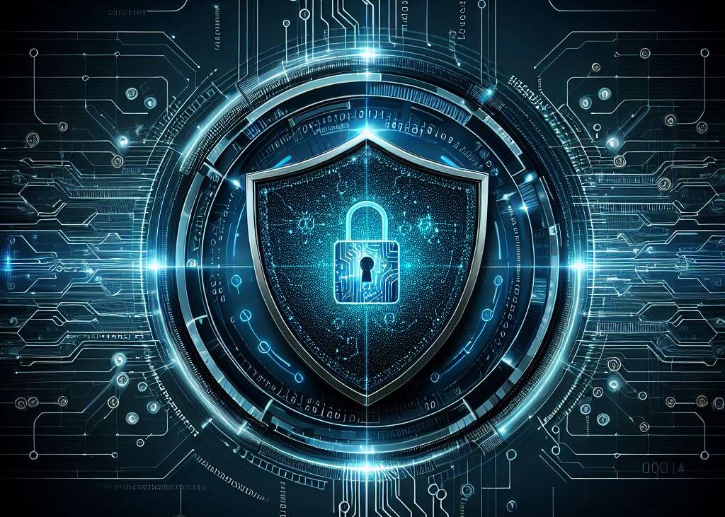Digital shield representing ESET PROTECT endpoint security